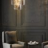Lampa wisząca Dalia złota fi 32 x 40 cm – rozświetli wnętrze