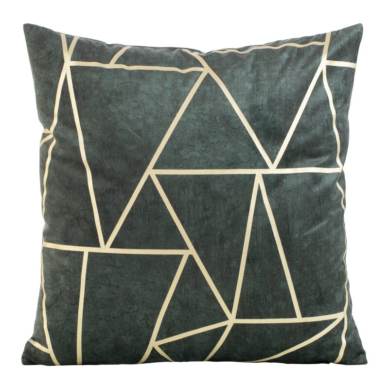 Poszewka Blink ciemnomiętowa 45 x 45 cm – doda blasku wnętrzu