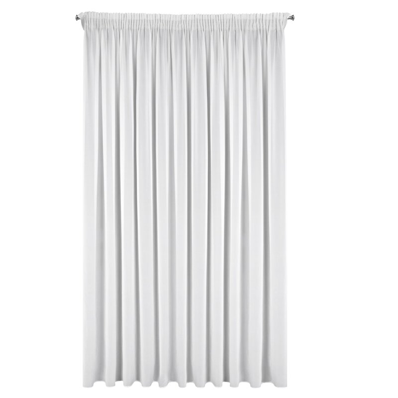 Firana gotowa Dalia na taśmie biała 350 X 270 cm – rozjaśnia wnętrze