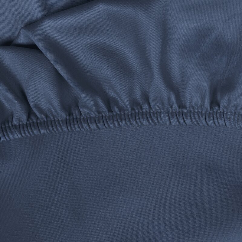 Prześcieradło z gumką Jersey granatowe 240 X 220 X 30 cm – miękkie i elastyczne