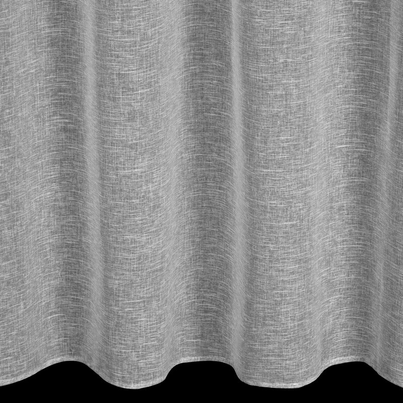 Zasłona gotowa Amari stalowa 140 X 250 cm – do salonu i sypialni
