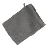 Ręcznik gładki ciemnoszary 16 x 21 cm – delikatny dla skóry