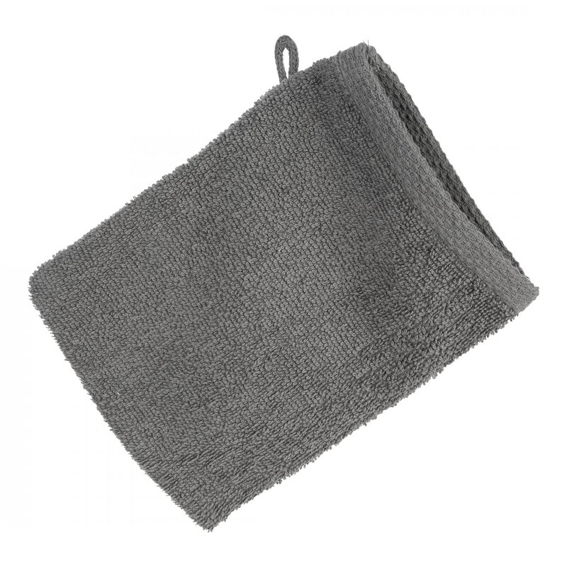 Ręcznik gładki ciemnoszary 16 x 21 cm – delikatny dla skóry