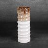 WAZON DEKORACYJNY ERINA (04) O 12 X 31 CM BIAŁY