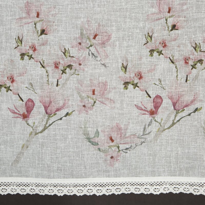 Firana gotowa Amelia biała 150 x 60 cm – rozprasza światło