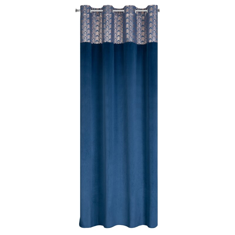 ZASŁONA GOTOWA ELEN 140 X 250 CM GRANATOWY