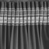 Zasłona gotowa D91 Rosa czarna 135 X 300 cm – welwetowa, miękka w dotyku