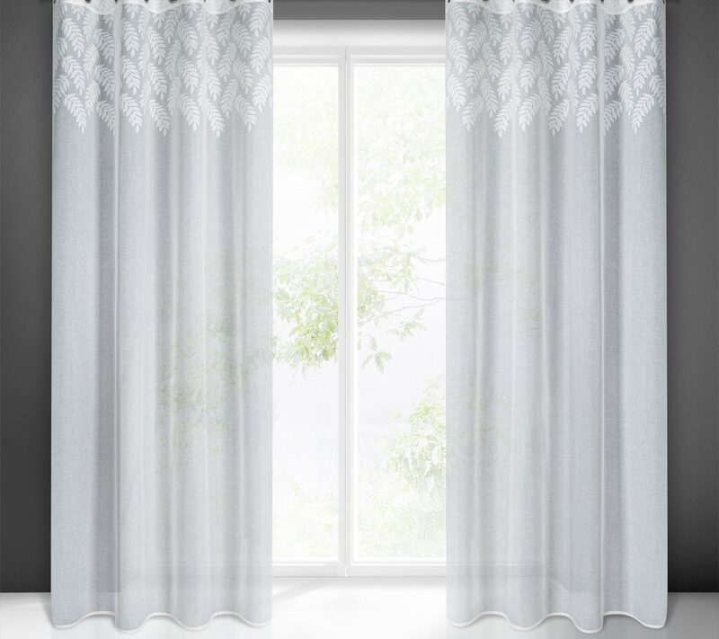 Firana gotowa Anet biała 140 x 250 cm – rozjaśnia wnętrze