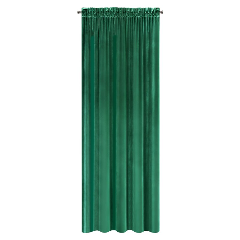 Zasłona gotowa Samanta zielona 140 x 300 cm – zaciemnia pomieszczenie