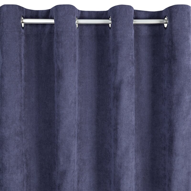Zasłona gotowa Julie granatowa 140 x 250 cm – zaciemnia pomieszczenie