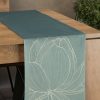 Obrus błyszczący ceglasty 35 x 140 cm – doda blasku wnętrzu