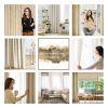 Zasłona dekoracyjna Pierre Cardin Margo beżowa 140 X 250 cm – do salonu i sypialni