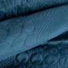 Narzuta microfibra granatowa 170 x 210 cm – dodaje elegancji sypialni