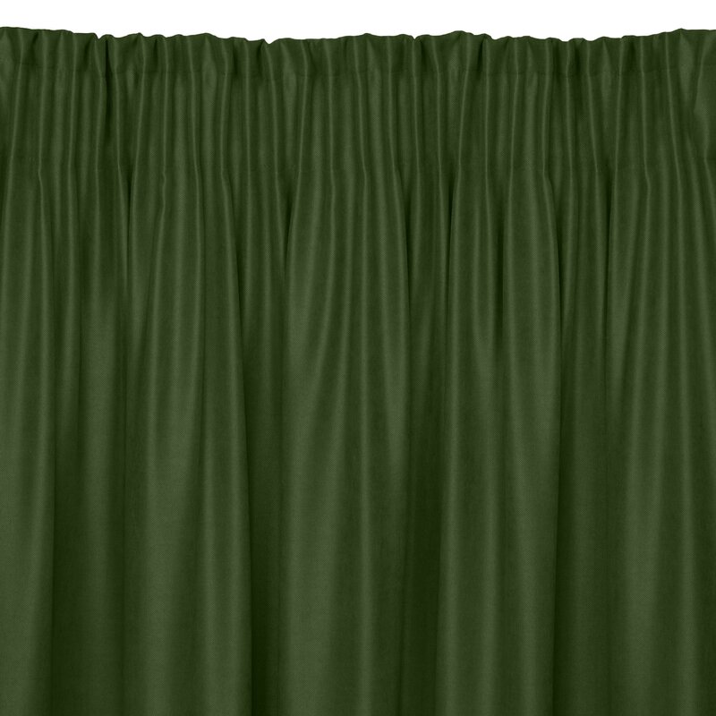 ZASŁONA GOTOWA ADA NA TAŚMIE 140 X 270 CM ZIELONY