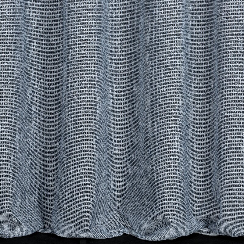 Zasłona gotowa Palermo szaro-niebieska 140x250 cm – rozproszone światło