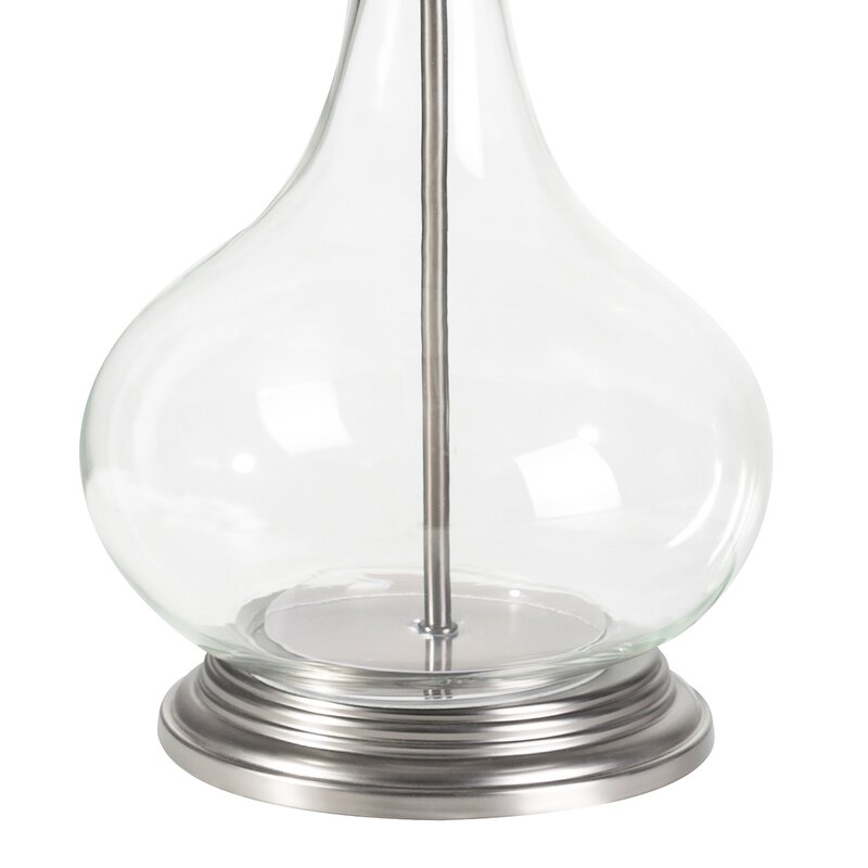 Lampa stołowa Kim turkusowa fi 32 x 61 cm – tworzy przytulną atmosferę