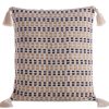 Poszewka boho kremowa 45 x 45 cm – doda przytulności