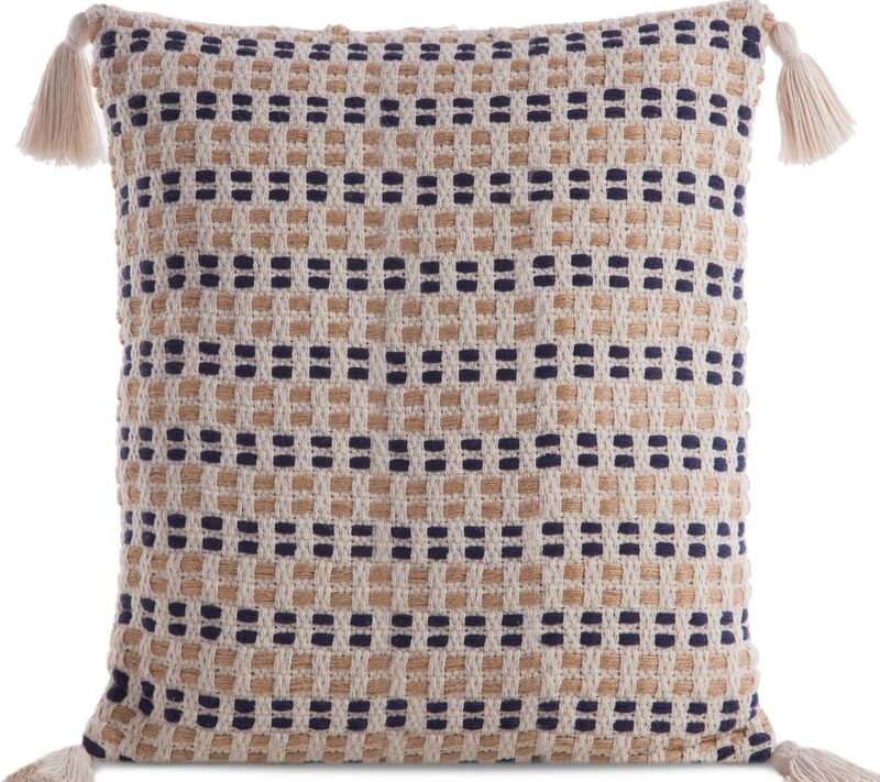 Poszewka boho kremowa 45 x 45 cm – doda przytulności