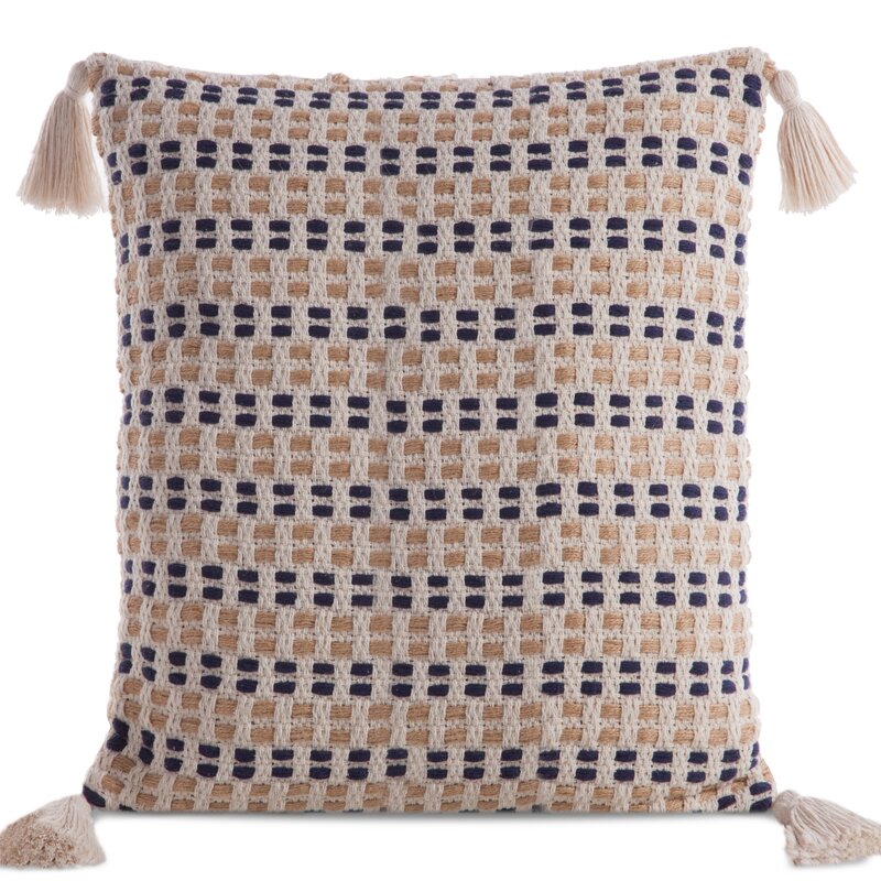 Poszewka boho kremowa 45 x 45 cm – doda przytulności