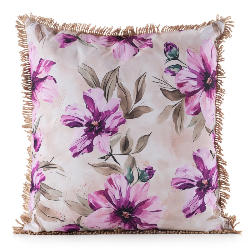 Poszewka Garden kremowa 45 x 45 cm – idealna na taras