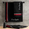 Ręcznik Pierre Cardin Dario czarny 50 x 90 cm – miękki i chłonny