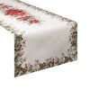 Bieżnik gobelinowy świąteczny naturalny 45x140 cm – wprowadza ciepło do jadalni