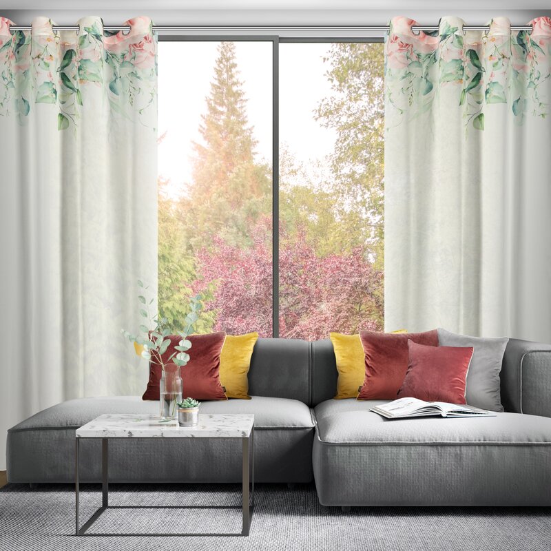 Zasłona gotowa Alora biała 135 x 250 cm – wprowadza jasność