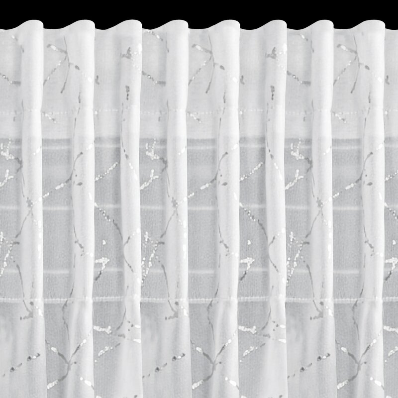 Firana gotowa Roxi biała 140 x 270 cm – rozświetla wnętrze