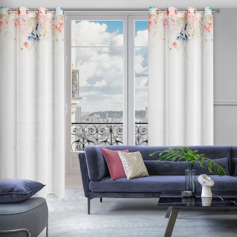 Zasłona gotowa Arlena biały 135 x 250 cm – wprowadza świeżość