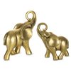 Figurka ceramiczna Jesi złota 21 X 9 X 23 cm – do salonu i gabinetu