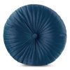Poszewka Velvet Ø 40 cm granatowa – dodaje przytulności