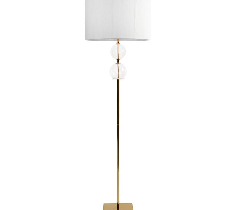 Lampa podłogowa Ariana biała O 50 x 167 cm – subtelne rozproszone światło
