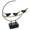 Figurka ceramiczna SEMA czarna O 27 X 27 cm – na komodę i półkę