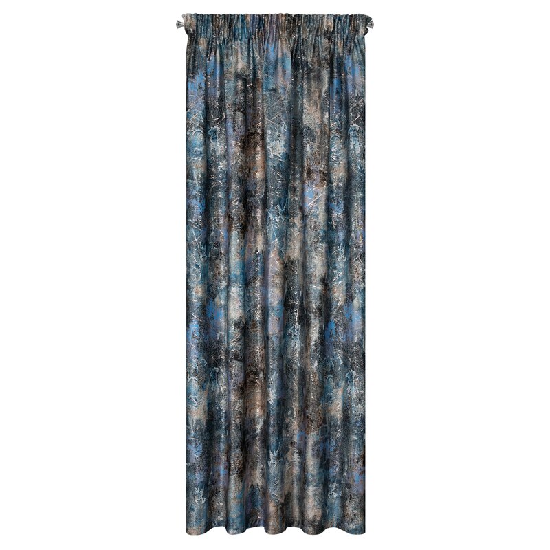 Zasłona gotowa turkusowa 140 x 270 cm – zaciemnienie salonu