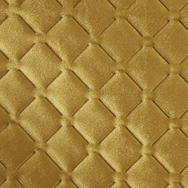 Narzuta velvet Dimon miodowa 220 x 240 cm – dodaje blasku sypialni