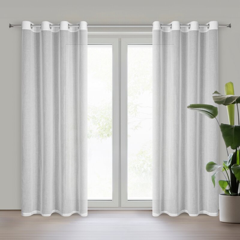 Firana gotowa Marina biała 140 x 250 cm – rozprasza światło