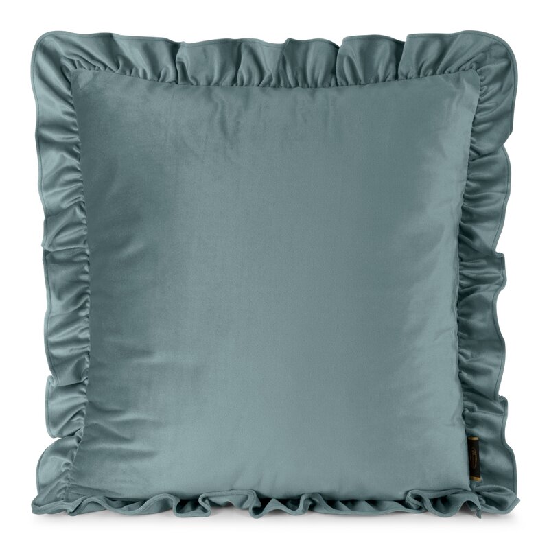 Poszewka welwet Brenda niebieska 60 x 60 cm – doda szyku