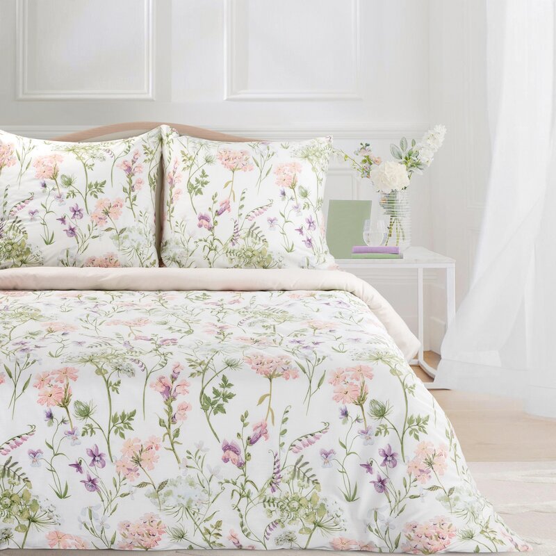 Komplet pościeli bawełnianej Sonia 34 biała 220 X 200 cm – 100% bawełna