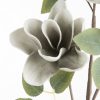 Kwiat dekoracyjny Flore 752 popielaty O 14 X 68 CM – imitujący magnolię