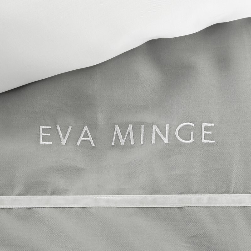 Pościel Eva Minge szara 160 x 200 cm – przyjemna w dotyku