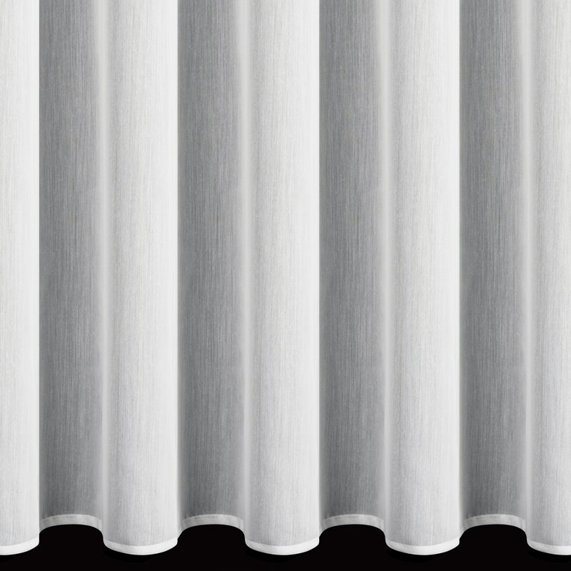 Firana gotowa biała 140 x 270 cm – rozjaśnia wnętrze
