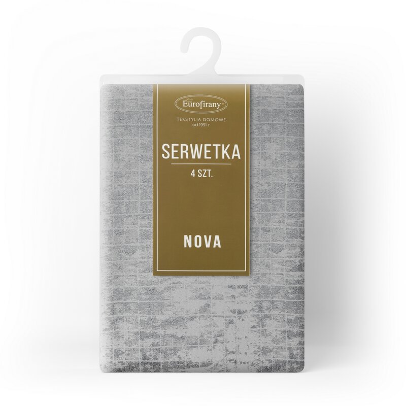 Obrus Alina srebrny 30 x 40 cm – stylowa dekoracja stołu