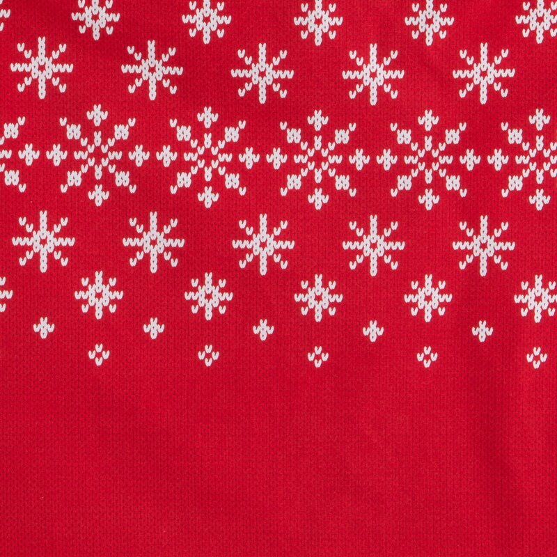 Komplet pościeli z mikrowłókna Bożonarodzeniowa NOEL2 czerwona 220X200 – miękka i ciepła