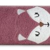 Ręcznik dla dziecka Baby70 pudrowy róż 100 x 100 cm – miękki i ciepły