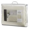 Narzuta LEN 3 kremowa 220 X 240 CM – przytulna sypialnia