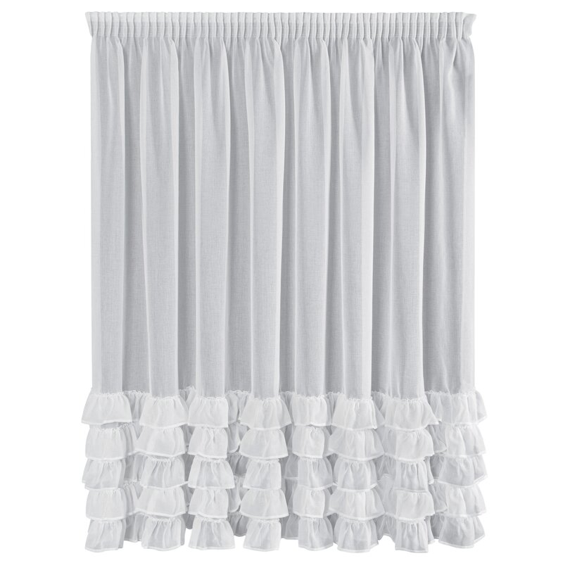 FIRANA GOTOWA DANI 1 NA TAŚMIE 300 X 250 CM BIAŁY