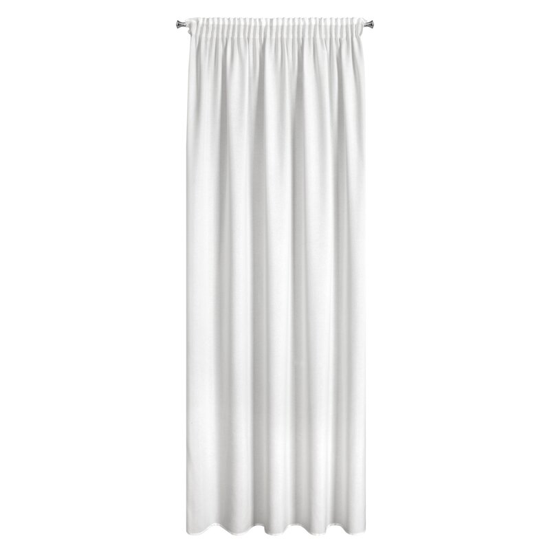 Zasłona gotowa Eris biała 140 x 270 cm – rozjaśnia wnętrze