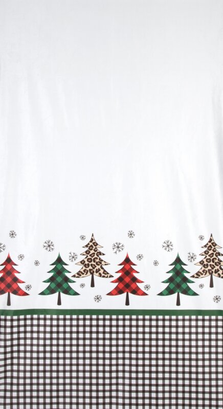 ZASŁONA ŚWIATECZNA GERDA 140 X 250 CM BIAŁY