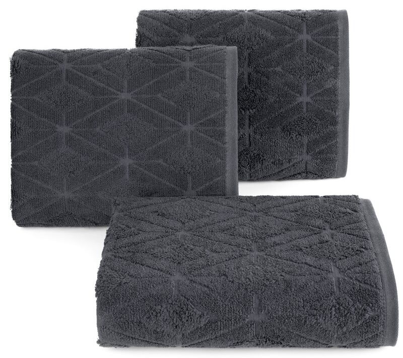 Ręcznik Sendi stalowy 50 x 90 cm – miękki i chłonny