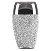 Wazon ceramiczny RISO kremowy 12 x 7 x 26 cm – na suszone kwiaty